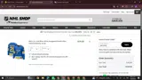 Chicago Blackhawks Shop coupon verification screenshot