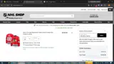 Chicago Blackhawks Shop coupon verification screenshot
