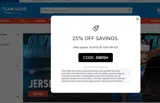 Chicago Bears coupon verification screenshot