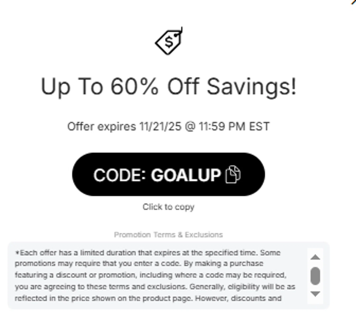 Chicago Fire promo code screenshot showing code GOALUP applied at Chicago Fire checkout page. Uploaded by SimplyCodes community member Aresss on Nov 21, 2025