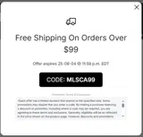 MLSCA99 coupon verification screenshot