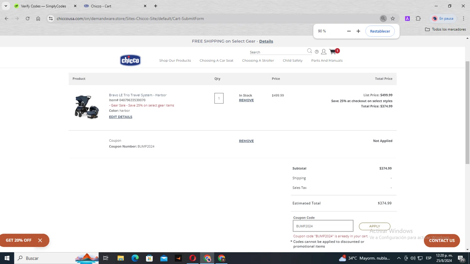 how to use Chicco coupons