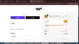 WELCOME coupon verification screenshot
