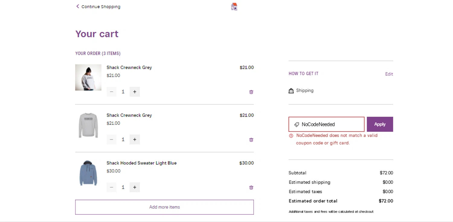 Chicken Shack promo code screenshot showing code NoCodeNeeded applied at Chicken Shack checkout page. Uploaded by SimplyCodes community member gabrieladrianza on Apr 23, 2025