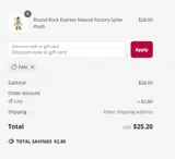 El Paso Chihuahuas coupon verification screenshot
