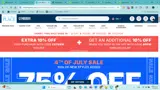 The Children's Place coupon verification screenshot