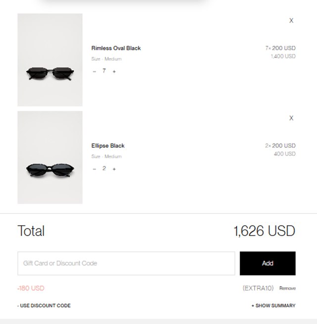 Chimi Eyewear checkout page showing Chimi Eyewear discount code box | Screenshot taken by SimplyCodes community member on May 14, 2025