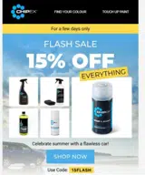 15flash coupon verification screenshot