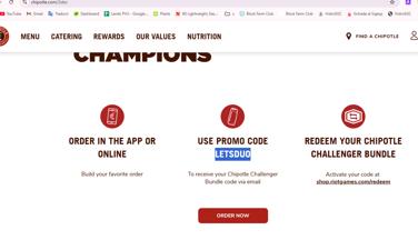 Chipotle Promo Codes - $10 Off (3 Verified) Jan 2026