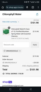 ARKANSASGALS coupon verification screenshot