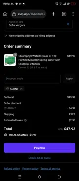 Adbnt coupon verification screenshot
