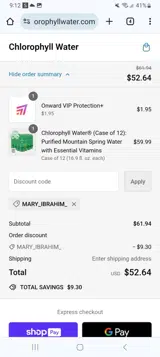 MARY_IBRAHIM_ coupon verification screenshot