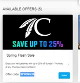 SPRING26 coupon verification screenshot