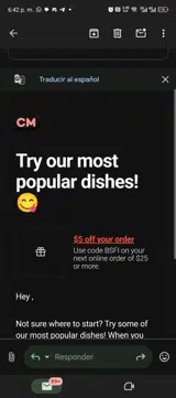 Choong Man Chicken coupon verification screenshot
