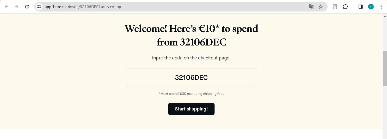 Choose checkout page showing Choose promo code box | Screenshot taken by SimplyCodes community member on Jan 11, 2024