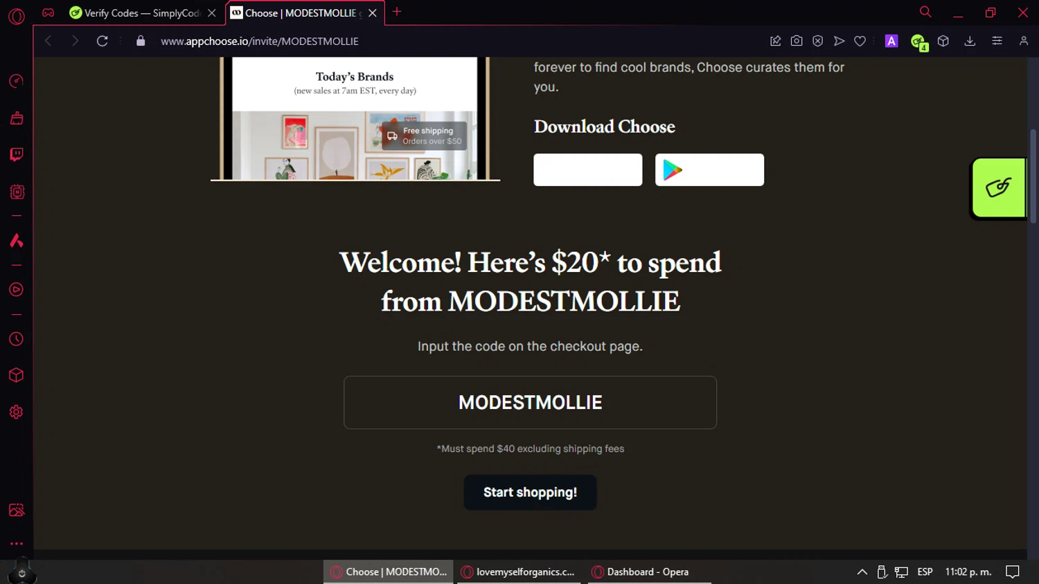 Choose checkout page showing Choose promo code box | Screenshot taken by SimplyCodes community member on Apr 4, 2024