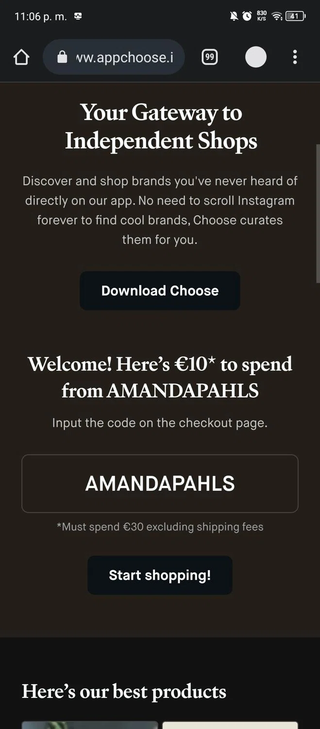 Choose checkout page showing Choose promo code box | Screenshot taken by SimplyCodes community member on Sep 30, 2024
