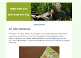 Chopsaver coupon verification screenshot