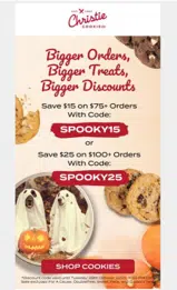 spooky15 coupon verification screenshot