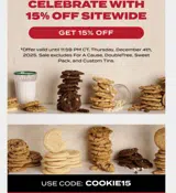 cookie15 coupon verification screenshot