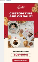 CUSTOM15 coupon verification screenshot