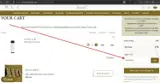 Christofle coupon verification screenshot