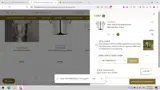 Christofle coupon verification screenshot