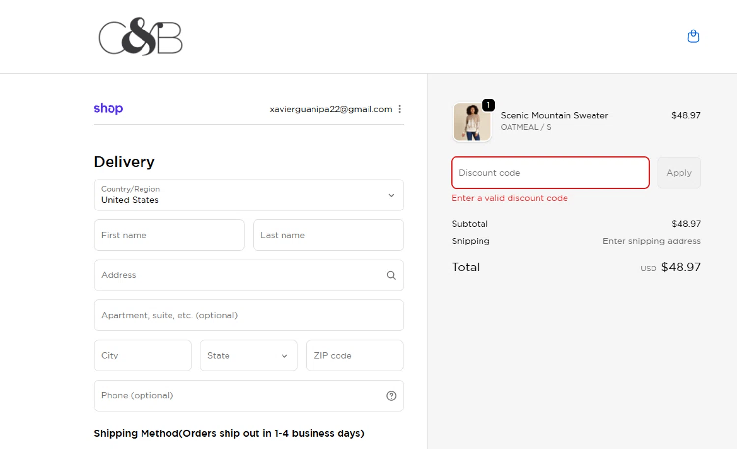 Christopher & Banks promo code screenshot showing code DONTMISS20 applied at Christopher & Banks checkout page. Uploaded by SimplyCodes community member xier22 on Nov 11, 2025