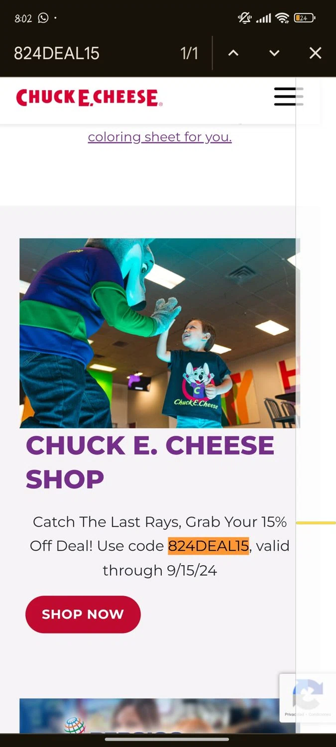 Chuck E. Cheese's Coupons 15 Off October 2024