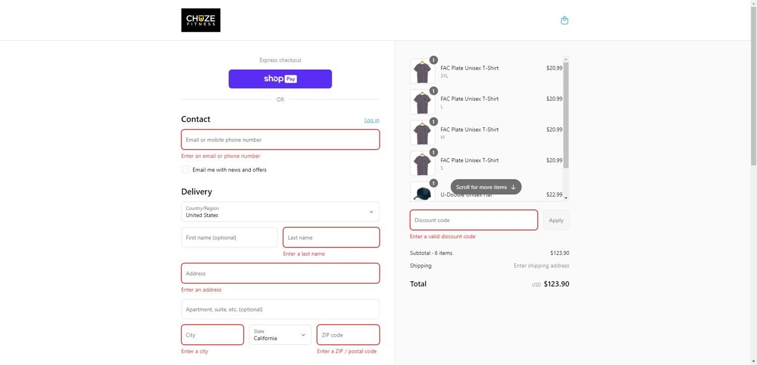 Chuze Fitness promo code screenshot showing code BF20 applied at Chuze Fitness checkout page. Uploaded by SimplyCodes community member BrilliantRanger9984 on Aug 13, 2025
