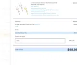 LOVE coupon verification screenshot