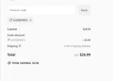 LUCEDTINTS coupon verification screenshot