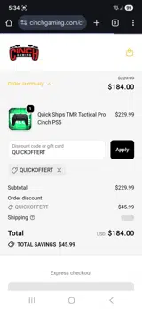QUICKOFFERT coupon verification screenshot