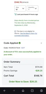 Cincinnati Reds coupon verification screenshot