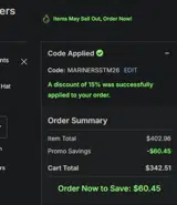 Cincinnati Reds coupon verification screenshot