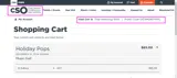 SYCAMOREPOPS coupon verification screenshot