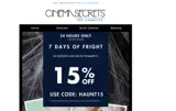 haunt15 coupon verification screenshot