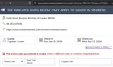 CSL10 coupon verification screenshot