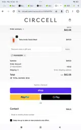 Miamiderm coupon verification screenshot
