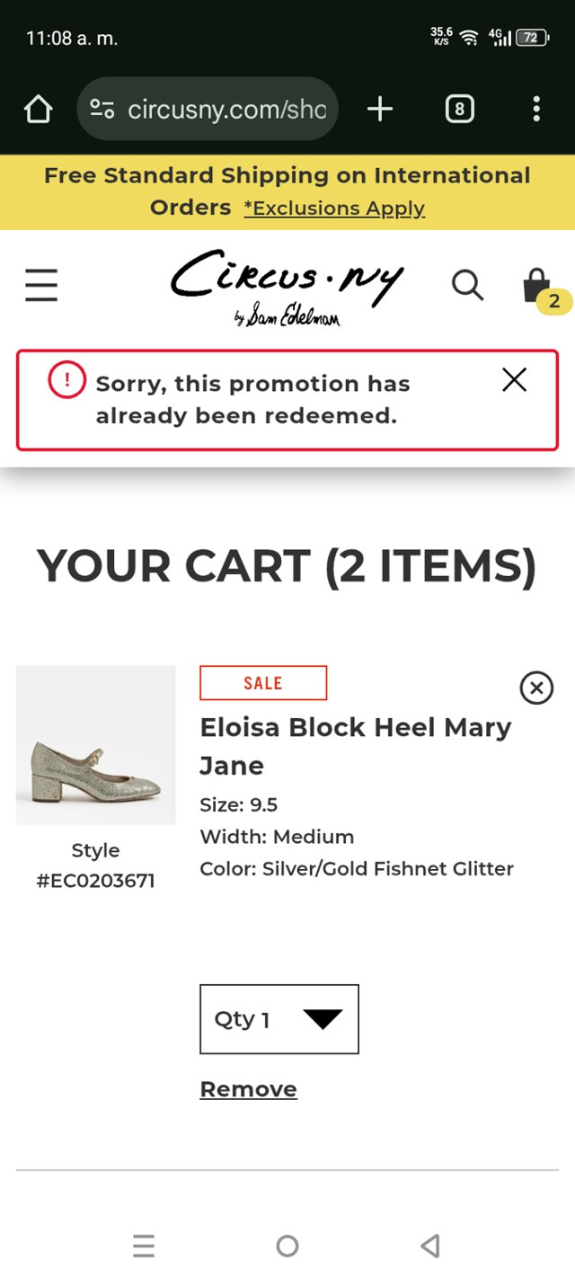 Circus NY checkout page showing Circus NY promo code box | Screenshot taken by SimplyCodes community member on Jul 23, 2025