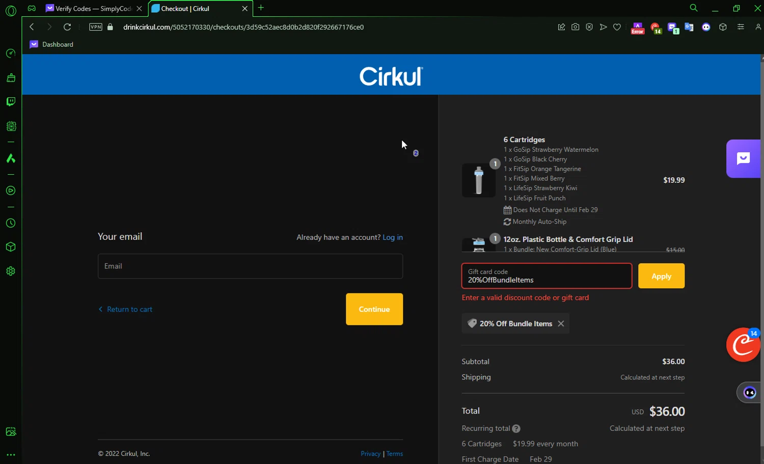 Cirkul Promo Codes 20 Off February 2024