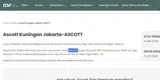 ASCOTT coupon verification screenshot