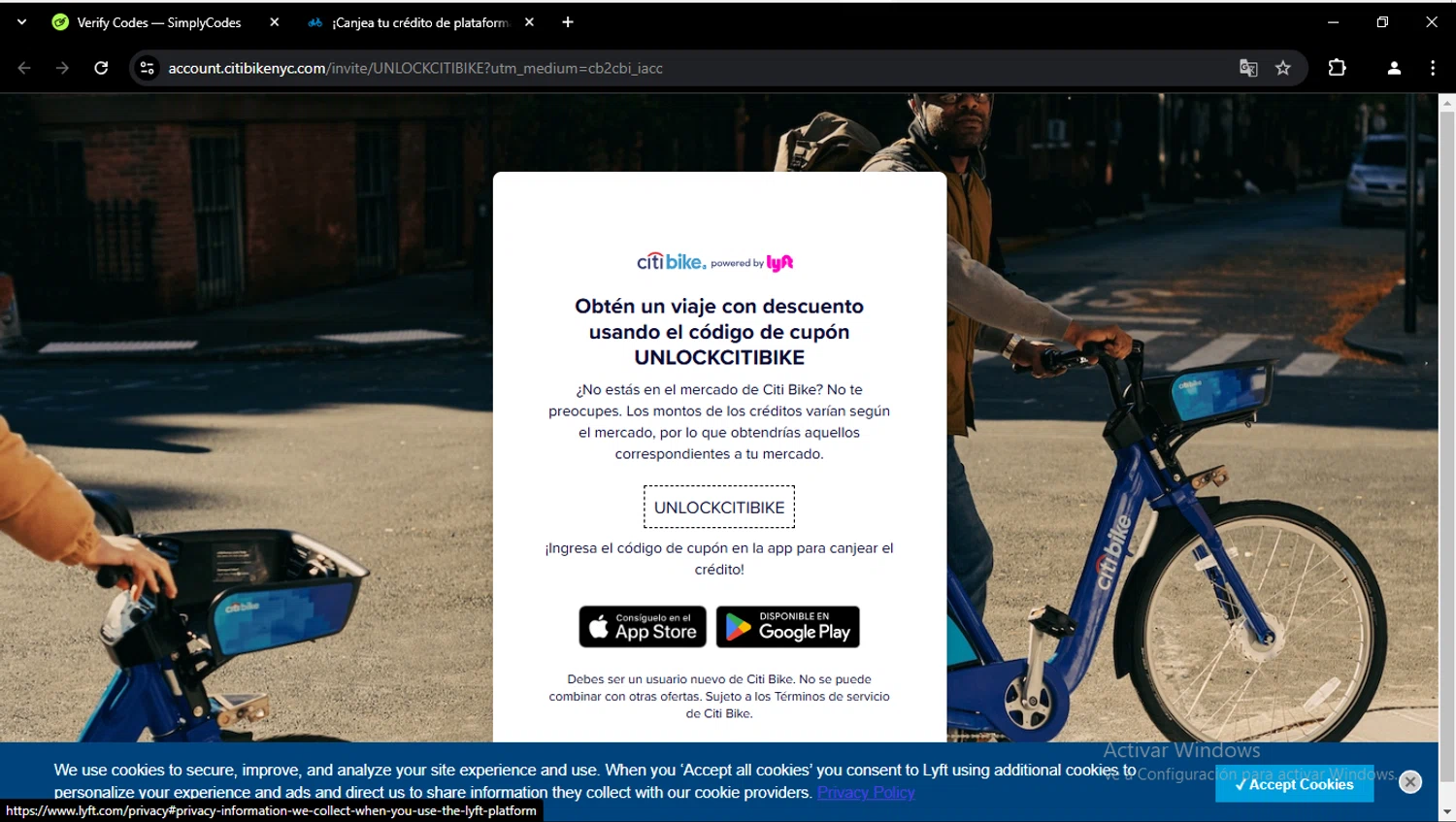 Citibike promo on sale