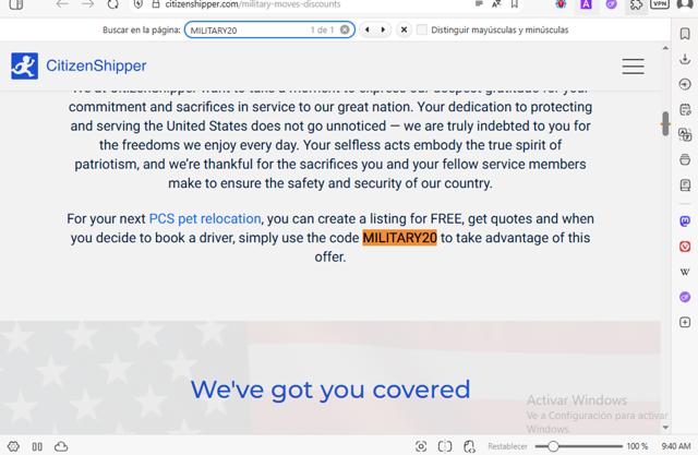 CitizenShipper checkout page showing CitizenShipper coupon code box | Screenshot taken by SimplyCodes community member on Sep 15, 2025