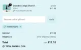 THANKYOU10 coupon verification screenshot