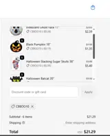 CBBOO10 coupon verification screenshot