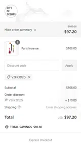 V2FK3D2G coupon verification screenshot