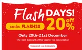 FLASH20 coupon verification screenshot