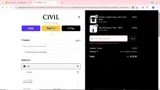 Civil coupon verification screenshot