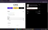 Civil coupon verification screenshot